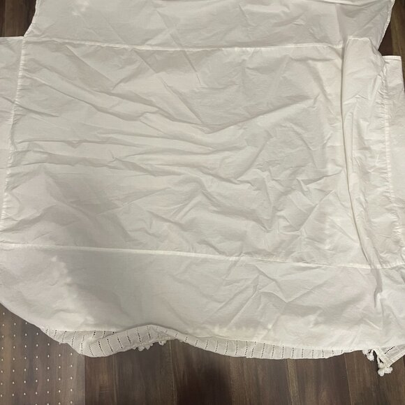 Crane Baby White BoHo Crib Skirt - Picture 4 of 6